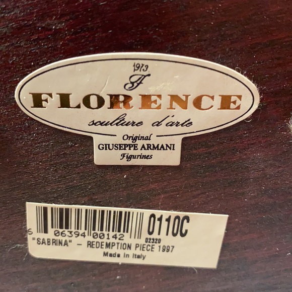 Florence Giuseppe Armani Art Figurine - Picture 10 of 16